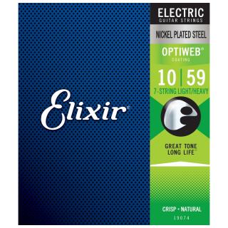 Elixir OptiWeb (19074) 10-59 7- String Light/Heavy elektromos húrkészlet