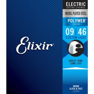 Elixir PolyWeb (12025) 9-46 Custom Light elektromos húrkészlet