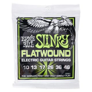 Ernie Ball 2591 Flatwound Regular Slinky 10-46