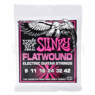 Ernie Ball 2593 Flatwound SuperSlinky 9-42