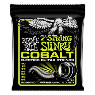 Ernie Ball 2728 Cobalt Slinky húrkészlet 10-56 7 húros húrkészlet