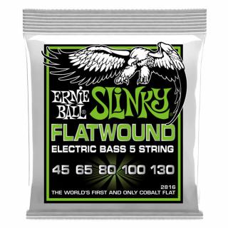 Ernie Ball 2816 5 String Regular Slinky Flatwound 45-130 húrkészlet