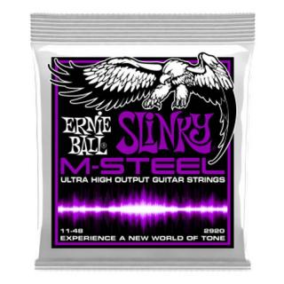 Ernie Ball 2920 M-Steel Power Slinky 11-48 húrkészlet