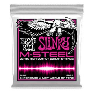 Ernie Ball 2923 M-Steel Super Slinky 9-42 húrkészlet