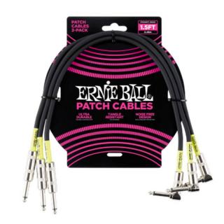 Ernie Ball 6076 Patch Kábel 46cm Fekete