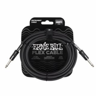 Ernie Ball 6435 Flexcable 6m gitárkábel fekete