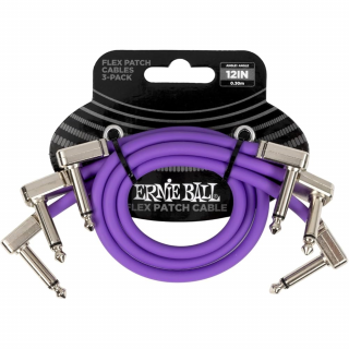 Ernie Ball 6453 Flat Patch Kábel 30cm Lila
