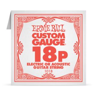 Ernie Ball Single Plain Steel 018