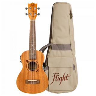 Flight DUC-523CEQ MAH / MAH Ukulele tokkal (Concert)