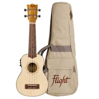 Flight DUS-320CEQ SP/ZEB Ukulele Tokkal (Soprano)