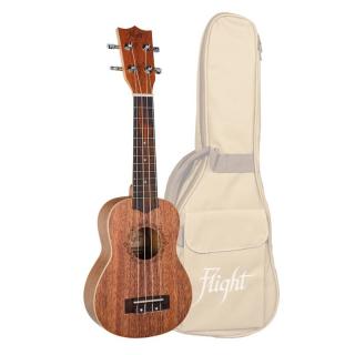 Flight DUS-321 MAH/MAH Ukulele tokkal (Soprano)