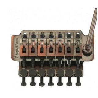 Floyd Rose 1000 Original FRT-SS07000 7 húros tremolo Antique Bronze