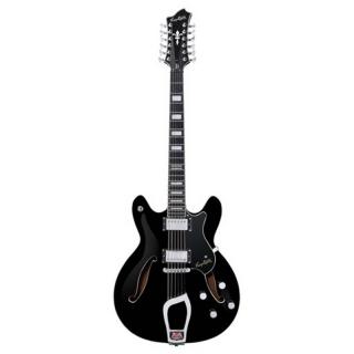 Hagstrom Viking DLX Black Gloss 12-string