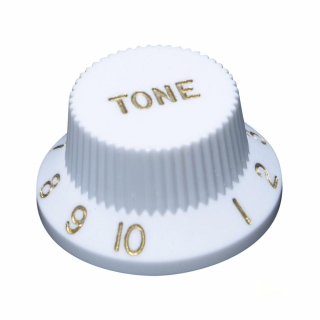 Hosco Stratocaster Inches Tone gomb - fehér
