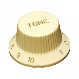 Hosco Stratocaster Metrikus Tone gomb - krém