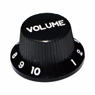 Hosco Stratocaster Metrikus Volume gomb - fekete