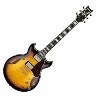 Ibanez AM93QM-AYS hollowbody gitár