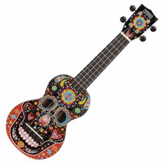 Mahalo MA1SK BK Art Series Soprano Ukulele Skull Black