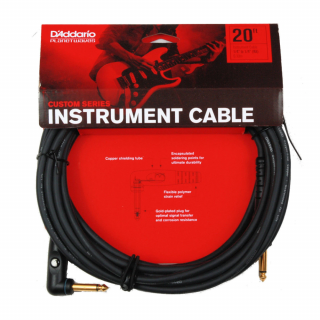 Planet Waves PW-GRA-20 egyenes-pipa hangszerkábel 6m