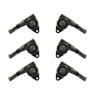Planet Waves PWAT-332L  auto-trim 3+3 fekete gitárhangoló kulcskészlet
