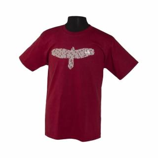 PRS Bird is Word T-Shirt Oxblood Red - L póló