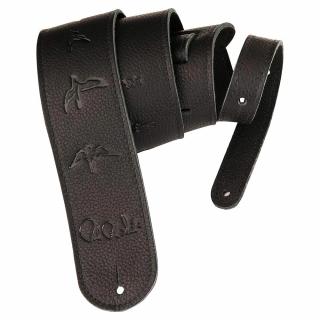 PRS Birds Leather Strap Black bőrheveder