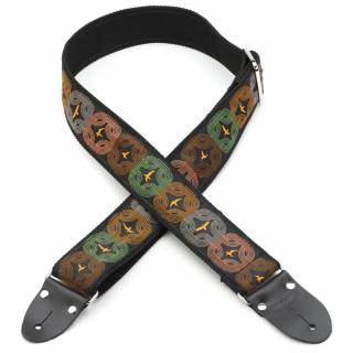 PRS Deluxe Retro Guitar Strap Custom Jacquard - Orange Birds gitárheveder