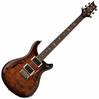 PRS SE Custom 24 Semmi-Hollow Piezo Orange Tiger Smokeburst