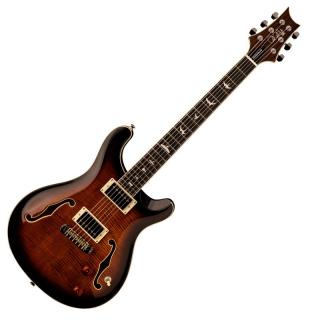 PRS SE Hollowbody II Black Gold Burst