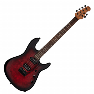 Sterling by Music Man Richardson 6 Dark Scarlet Burst Satin elektromos gitár