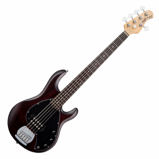 Sterling by Music Man S.U.B. StingRay RAY5 Walnut Satin 5 húros basszusgitár