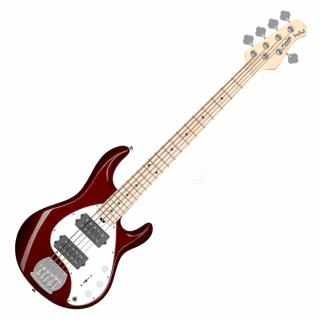 Sterling by Music Man S.U.B. StingRay RAY5HH Candy Apple Red 5 húros basszusgitár