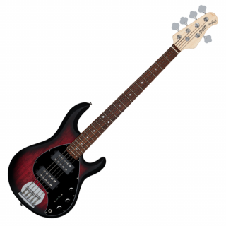 Sterling by Music Man S.U.B. StingRay RAY5HH Ruby Red Burst Satin 5 húros basszusgitár