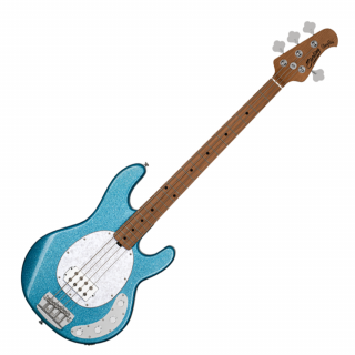 Sterling by Music Man StingRay RAY34 Blue Sparkle 4 húros basszusgitár