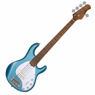 Sterling by Music Man StingRay RAY35 Blue Sparkle 5 húros basszusgitár