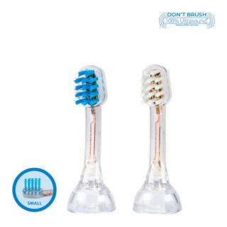 Emmi-dent K2 GO, Metallic és Professional cserélhető fogkefefejek gyerekeknek és hölgyeknek (2x)