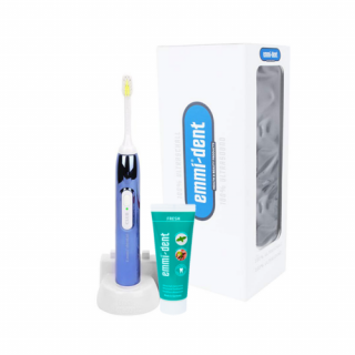 Ultrahangos fogkefe, emmi-dent Metallic metálkék, emmi®-dent fogkrém
