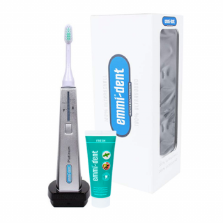 Ultrahangos fogkefe, emmi-dent Platinum carbon szett, emmi®-dent fogkrém