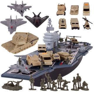 AIRCRAFT CARRIER katonai hajó - kiegészítőkkel