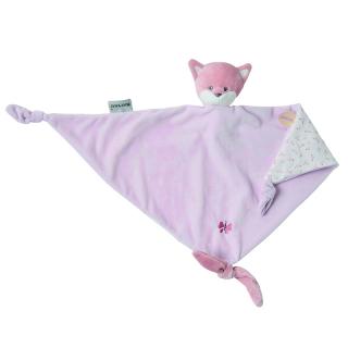 ALICE & POMME maxi szundikendő - Alice, a róka fáradt rózsaszín