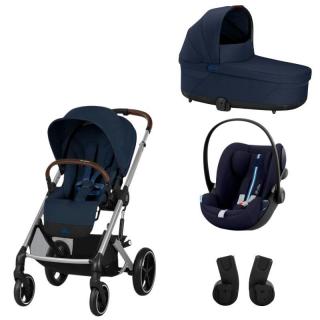 Balios 3in1 babakocsi S szett Cloud G Plus hordozóval - Ocean Blue Ocean Blue