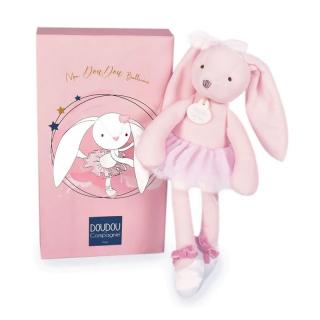 BALLERINE Nyuszi plüss - 30 cm rózsaszín