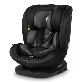 Bastiaan I-Size 360°-ban forgatható ISOFIX autósülés (40-150 cm) - Black Grey Black Grey