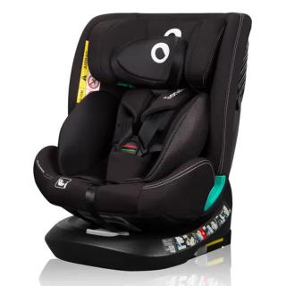 Bastiaan One I-Size 360°-ban forgatható ISOFIX autósülés (40-150 cm) - Black Carbon Black Carbon