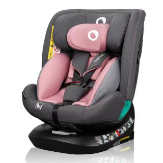 Bastiaan One I-Size 360°-ban forgatható ISOFIX autósülés (40-150 cm) - Pink Rose Pink Rose