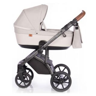 Bloom 3in1 babakocsi - Kite Beige Black hordozóval Ivory