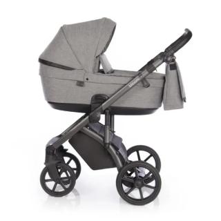 Bloom 3in1 babakocsi - Kite Graphite Black hordozóval Titanium