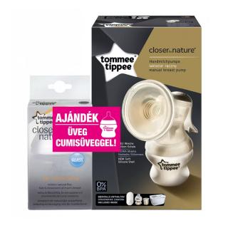 Closer to Nature Kézi mellszívó + üveg cumisüveg 150 ml