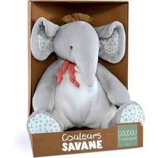 COULEURS SAVANE Elefánt - 30 cm szürke