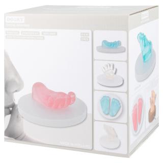 Crystal Memories 3D kéz- és láblenyomatkészítő rózsaszín/kék/fehér